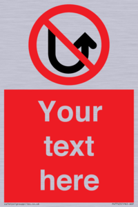 Custom prohibition No u turns